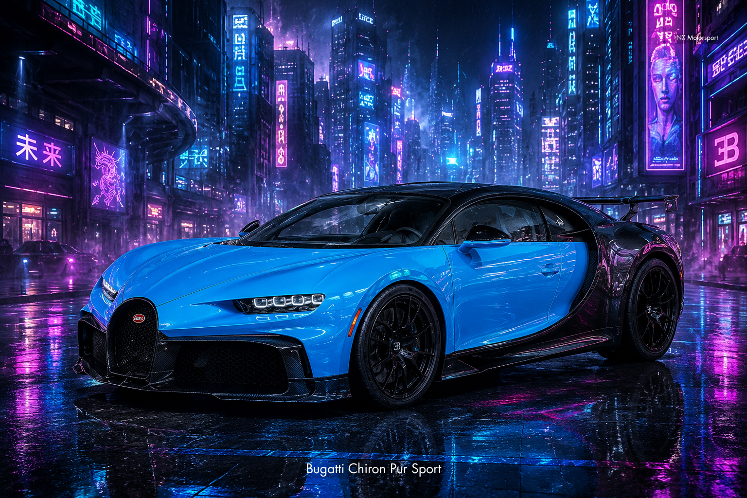 Bugatti Chiron Pur Sport – Cyber Streets Edition