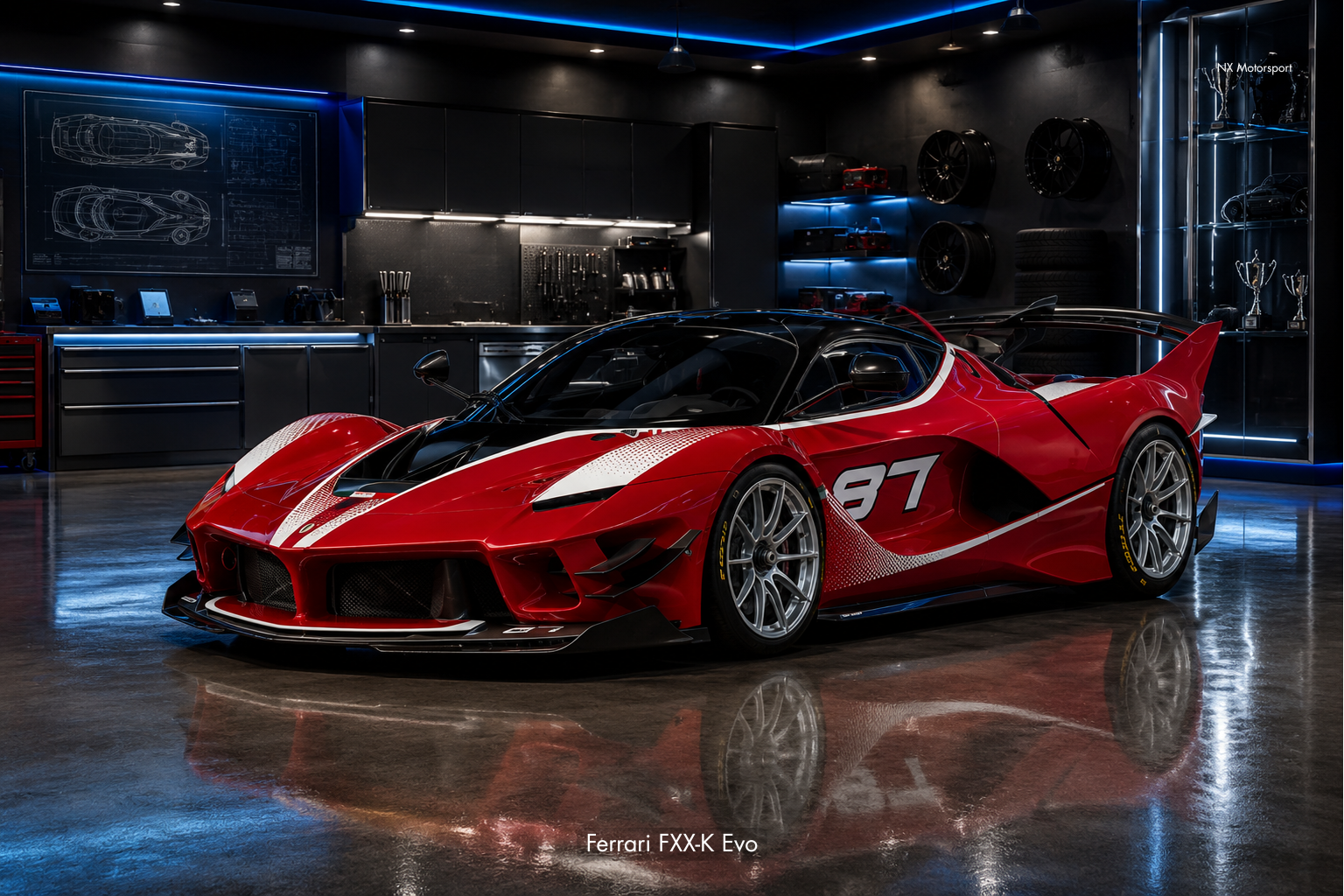 Ferrari FXX-K Evo – Neon Garage Edition