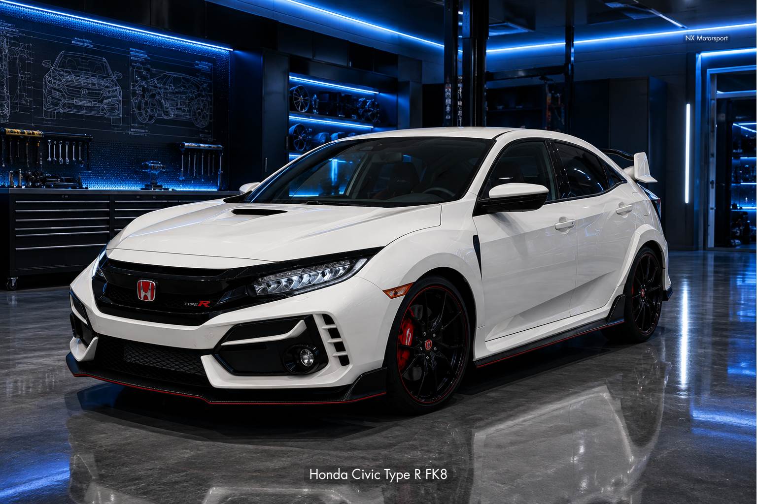 Honda Civic Type R FK8 – Neon Garage Edition