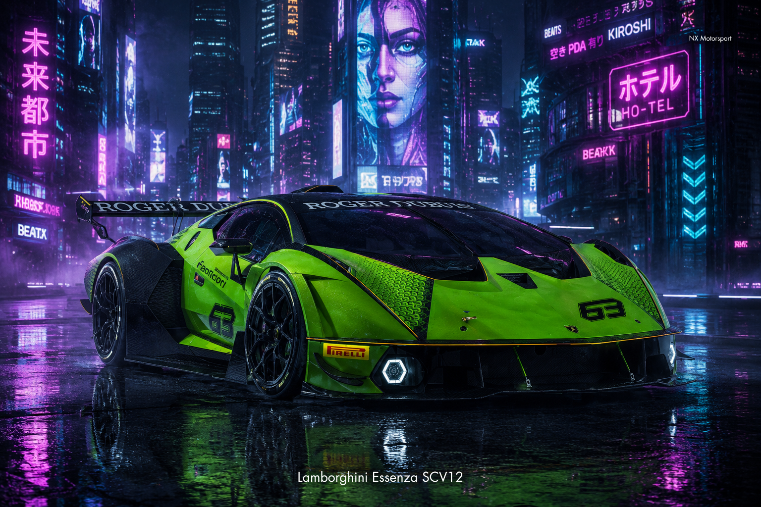 Lamborghini Essenza SCV12 – Cyber Streets Edition