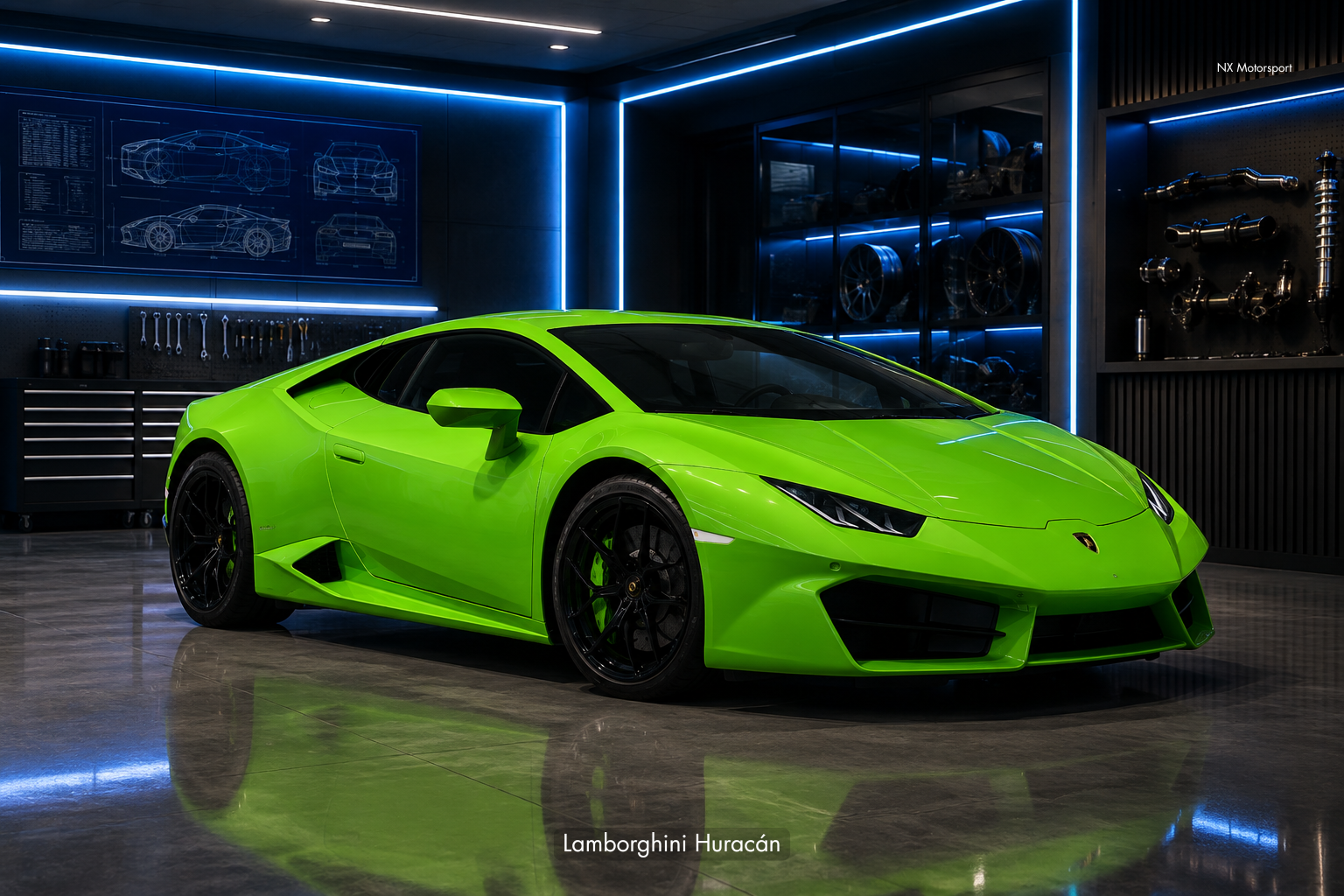 Lamborghini Huracán – Neon Garage Edition