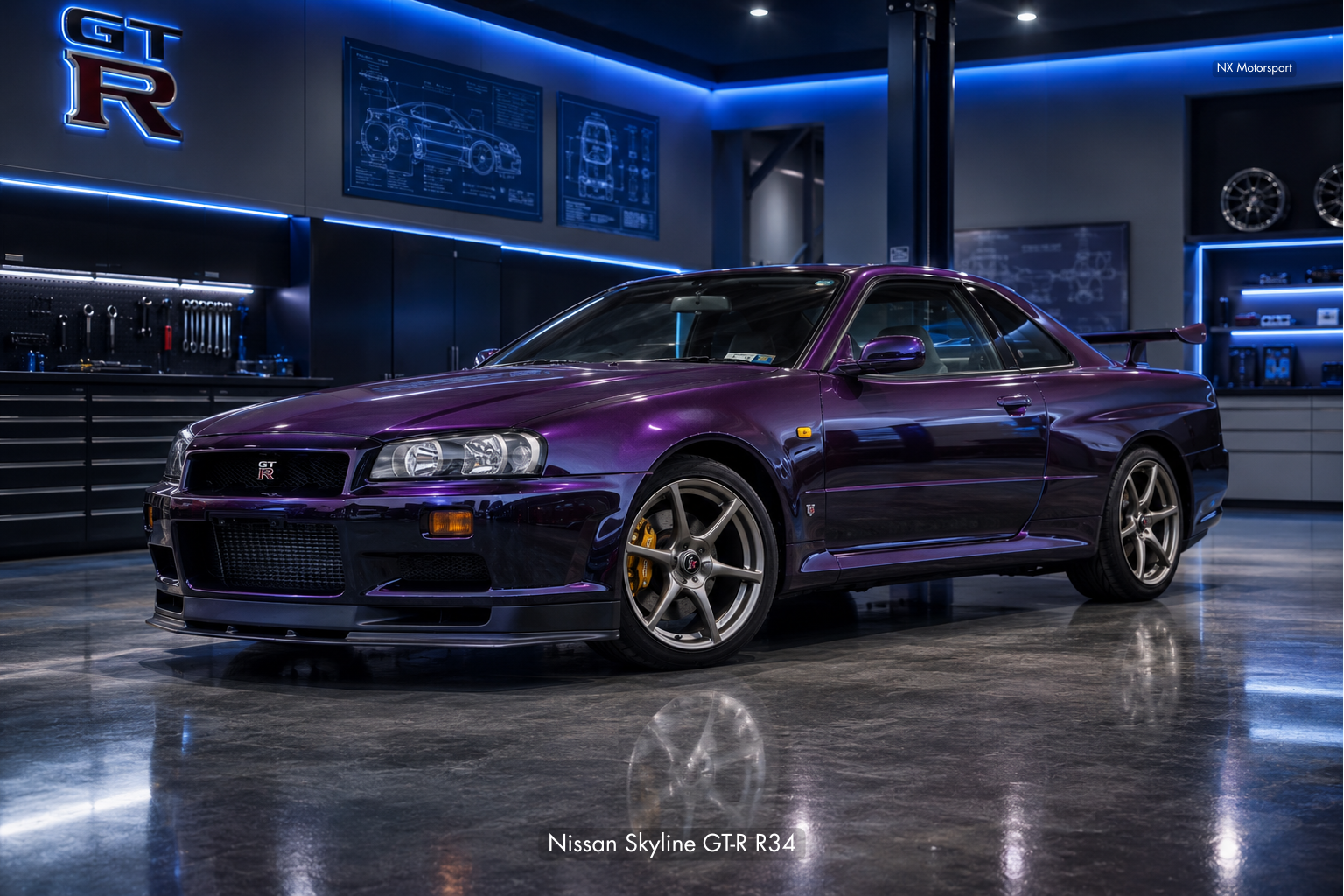 Nissan Skyline GT-R R34 – Neon Garage Edition