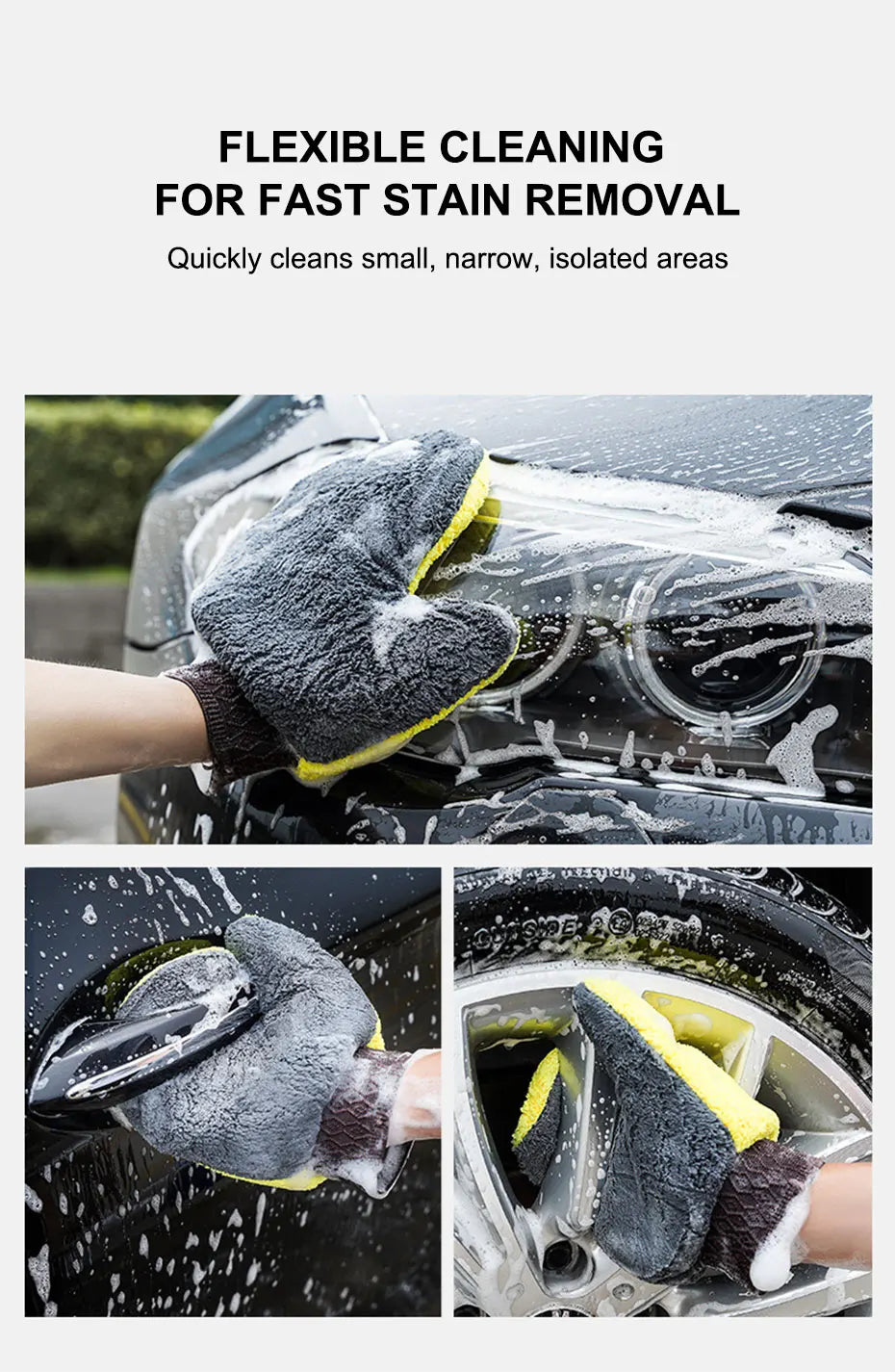 NX Motorsport™ Microfiber Cleaning Mitt