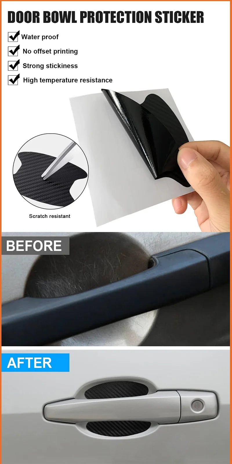 NX Motorsport™ Door Handle Scratch Protectors