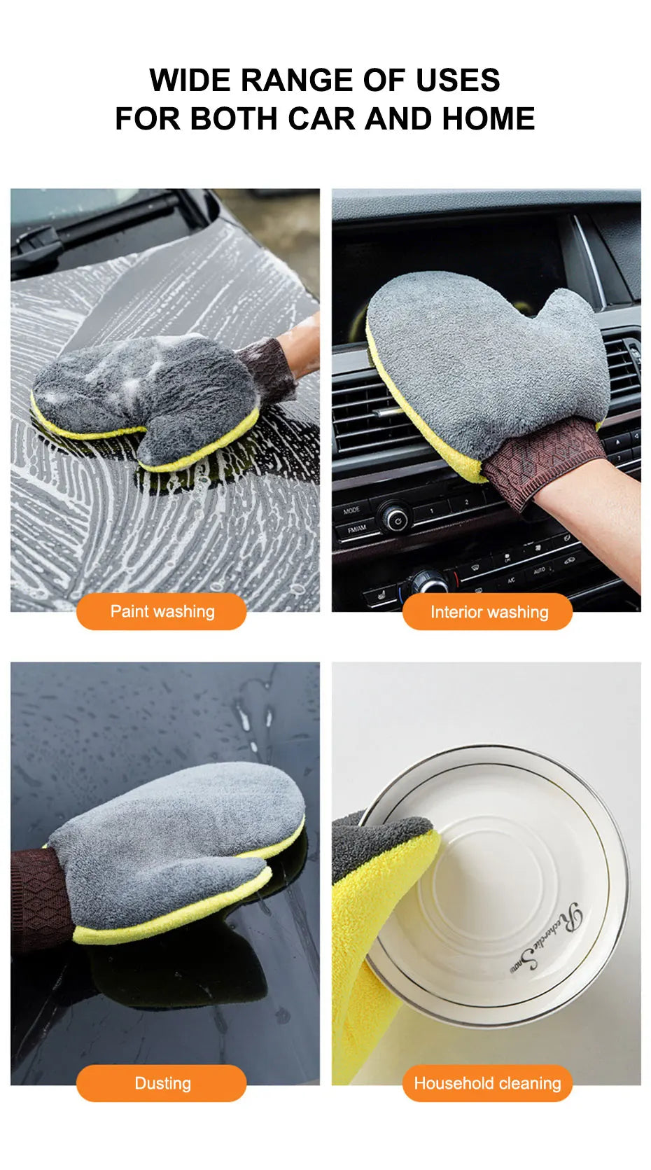 NX Motorsport™ Microfiber Cleaning Mitt