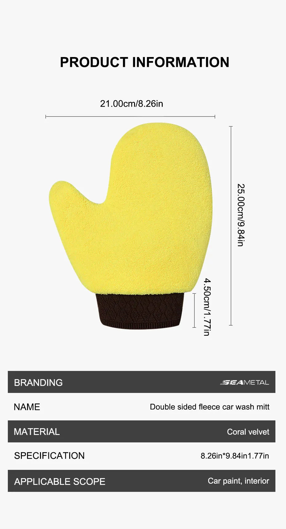 NX Motorsport™ Microfiber Cleaning Mitt