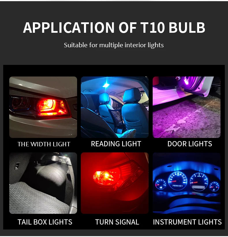 NX Motorsport™ T10 LED Interior Light Kit
