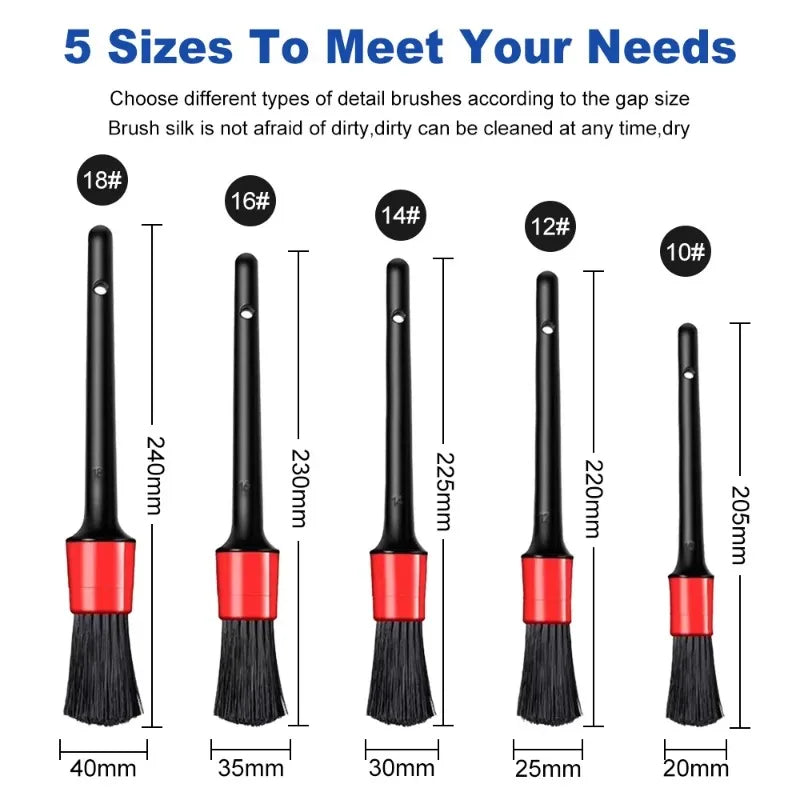 NX Motorsport™ Interior Detailing Brush Kit