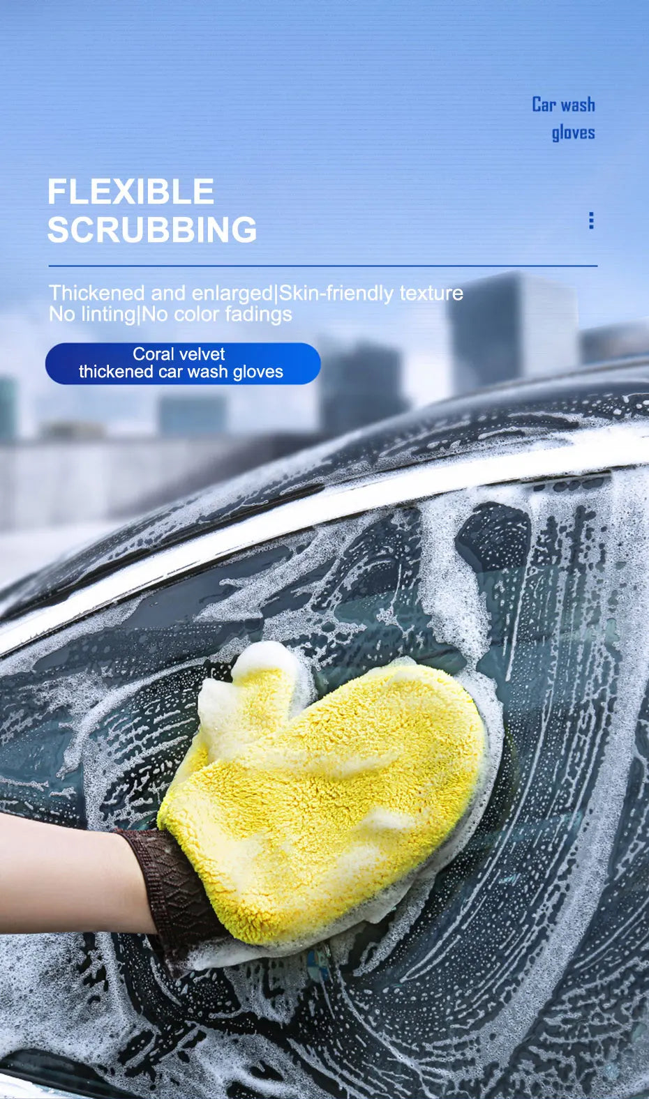 NX Motorsport™ Microfiber Cleaning Mitt