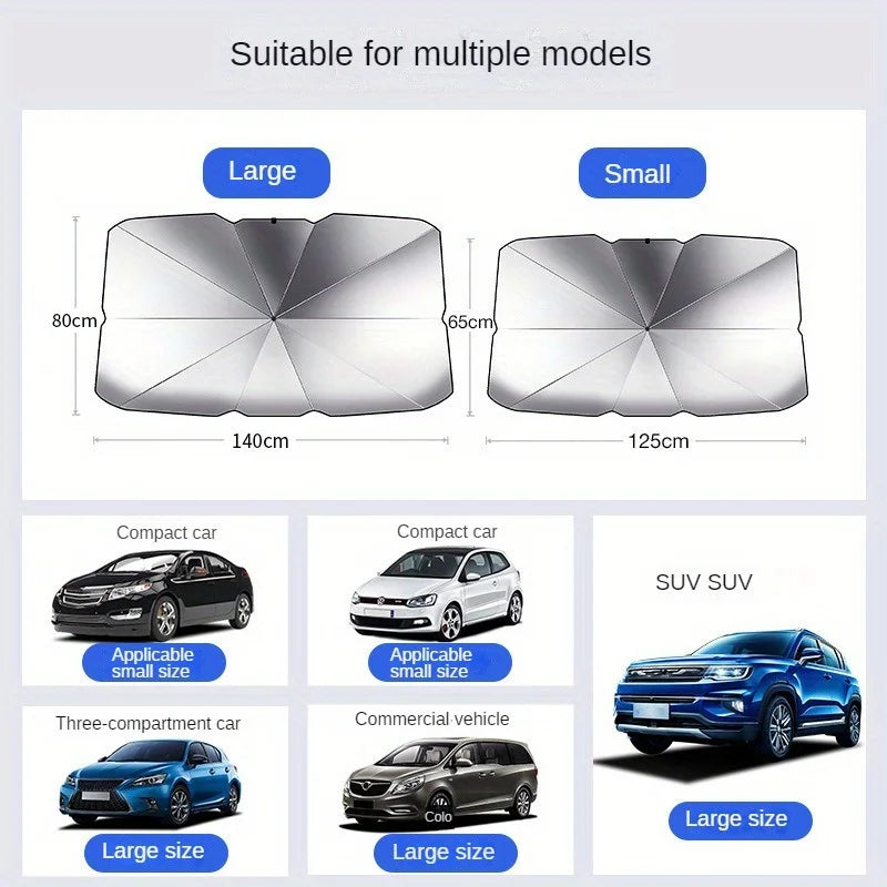 NX Motorsport™ Windshield Sun Shade Umbrella