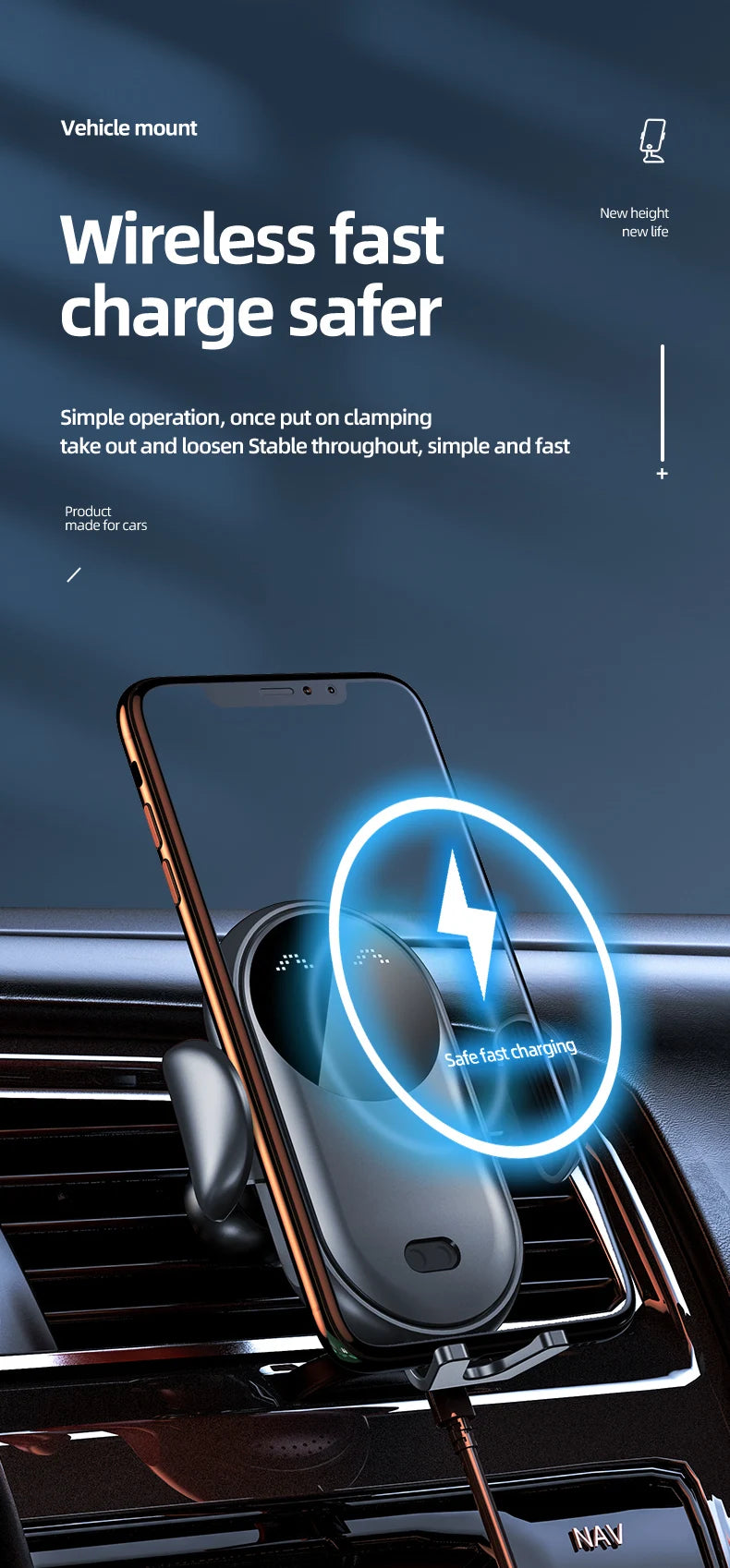 NX Motorsport™ Wireless Charging Phone Mount