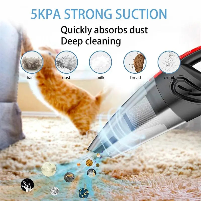 NX Motorsport™ Portable Wireless Car Vacuum