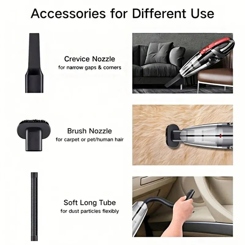 NX Motorsport™ Portable Wireless Car Vacuum