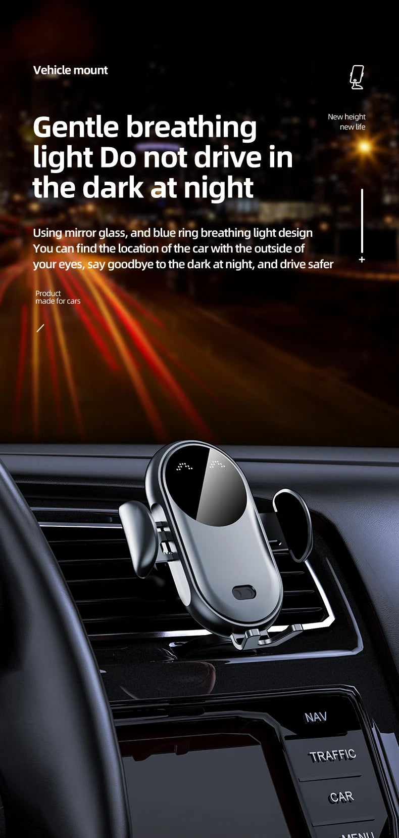 NX Motorsport™ Wireless Charging Phone Mount