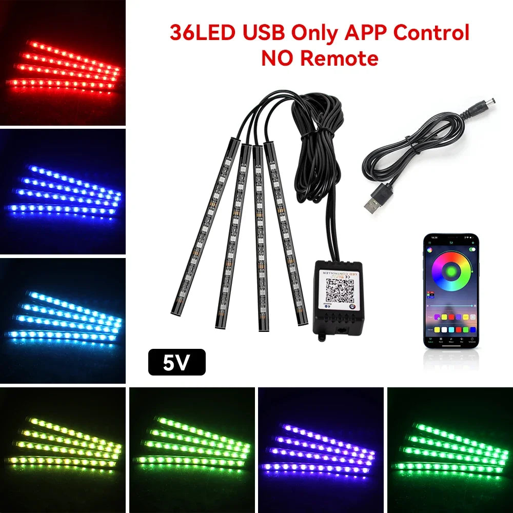 NX Motorsport™ RGB Interior Ambient Light Kit