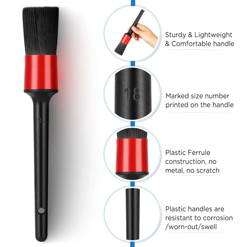 NX Motorsport™ Interior Detailing Brush Kit