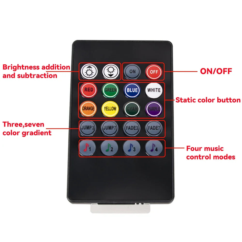 NX Motorsport™ RGB Interior Ambient Light Kit