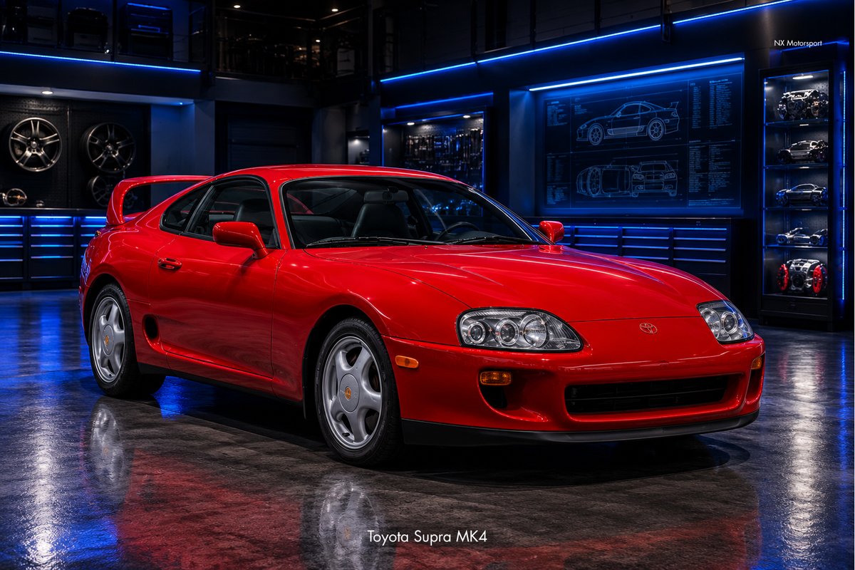Toyota Supra MK4 – Neon Garage Edition