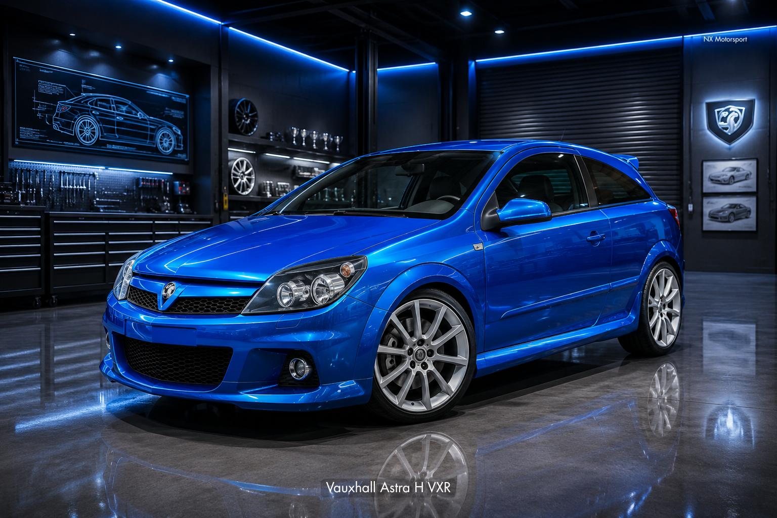 Vauxhall Astra H VXR – Neon Garage Edition